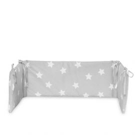 Lorelli Малък обиколник STARS Grey, Ранфорс памук, 20830023501