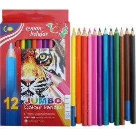 моливи 12цвята 17.78см. джъмбо 120044