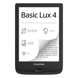 eBook четец PocketBook PB618 Basic Lux 4, Черен