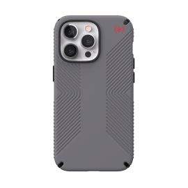 Протектор Speck за iPhone 13 Pro Presidio2 Grip, Grey/Black/Bold Red