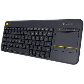 Клавиатура LOGITECH K400 Plus Wireless Touch Keyboard - BLACK - US INT'L 920-007145 920-007145