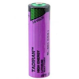 Литиево тионилхлоридна батерия  3,6V AA R6 2,4Ah SL860/S /STD /с пъпка/ TADIRAN