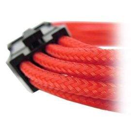 Кабел GELID 6+2pin VGA PCI-E Power extension cable 30cm individually sleeved RED CA-8P-08