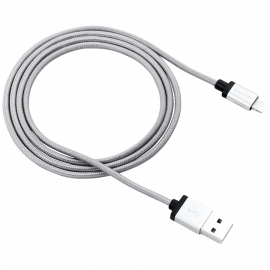USB Кабели CANYON Charge & Sync MFI braided cable with metalic shell CNS-MFIC3DG
