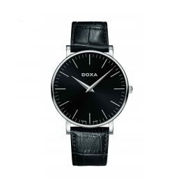 DOXA D-Light Black Quartz Chronograph Men's Watch
