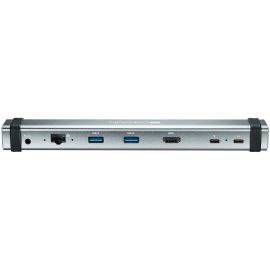 USB хъб CANYON DS-6 Multiport Docking Station with 7 ports: 2*Type C+1*HDMI+2*USB3.0+1*RJ45+1*audio 3.5mm CNS-TDS06DG