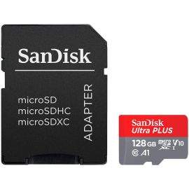 Флаш памети SanDisk High Endurance microSDXC 128GB + SD Adapter - for dash cams & home monitoring SDSQQNR-128G-GN6IA