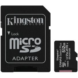 Флаш памети Kingston 512GB micSDXC Canvas Select Plus 100R A1 C10 Card + ADP SDCS2/512GB