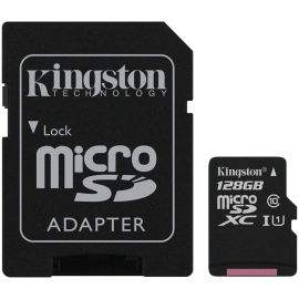 Флаш памети Kingston 128GB microSDXC Canvas Select Plus 100R A1 C10 Card + ADP EAN: 740617298703 SDCS2/128GB SDCS2/128GB