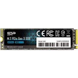 SSD за настолен и мобилен компютър Silicon Power Ace - A60 256GB SSD PCIe Gen 3x4 PCIe Gen3 x 4 & NVMe 1.3 SP256GBP34A60M28