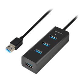 USB хъб AXAGON HUE-S2BL 4x USB3.0 Charging Hub 1.2m Cable HUE-S2BL