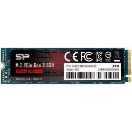 SSD за настолен и мобилен компютър Silicon Power Ace - A80 2TB SSD PCIe Gen 3x4 PCIe Gen3 x 4 & NVMe 1.3 SP002TBP34A80M28