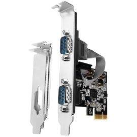 Адаптери PCI-Express card with two 250 kbps serial ports. ASIX AX99100. Standard & Low Profile. PCEA-S2N PCEA-S2N