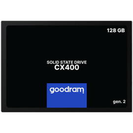 SSD за настолен и мобилен компютър GOODRAM CX400 128GB SSD SSDPR-CX400-128-G2