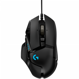 Гейминг мишка LOGITECH G502 Corded Gaming Mouse - HERO - BLACK - USB - EER2 910-005470 910-005470
