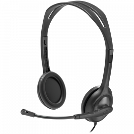 Слушалки LOGITECH H111 Corded Stereo Headset - BLACK - 3.5 MM 981-000593 981-000593