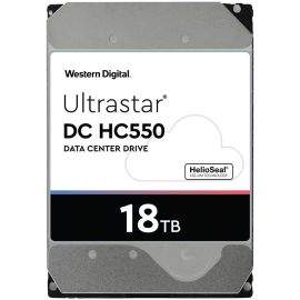 Твърд диск сървърен Western Digital Ultrastar DC HDD Server (3.5in 26.1MM 18TB 512MB 7200RPM SATA ULTRA 512E SE NP3 DC HC550) SKU: 0F38459 WUH721818ALE6L4 WUH721818ALE6L4