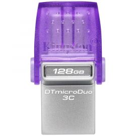 USB флаш памет Kingston 128GB DataTraveler microDuo 3C 200MB/s dual USB-A + USB-C DTDUO3CG3/128GB