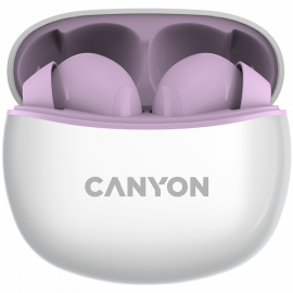 TWS Bluetooth слушалки CANYON headset TWS-5 Purple CNS-TWS5PU CNS-TWS5PU