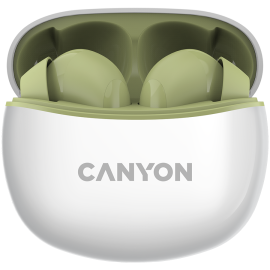 TWS Bluetooth слушалки CANYON headset TWS-5 Green CNS-TWS5GR CNS-TWS5GR