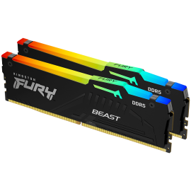 Memory Gaming Desktop Kingston 32GB 6000MT/s DDR5 CL36 DIMM (Kit of 2) FURY Beast RGB EXPO KF560C36BBEAK2-32