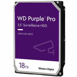 Твърд диск видеонаблюдение HDD AV WD Purple Pro (3.5'' WD181PURP