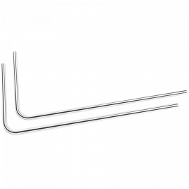Охладител EK-Loop Metal Tube 16mm 0.8m Pre-Bent 90° - Nickel (2pcs) EKWB3831109891797 EKWB3831109891797