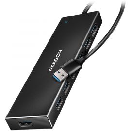 Адаптери Seven-port USB 3.2 Gen 1 hub with charging support. Connector for external power supply. USB-A cable 1 m. HUE-F7A HUE-F7A