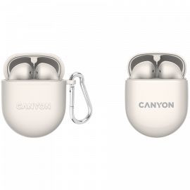 TWS Bluetooth слушалки CANYON headset TWS-6 Beige CNS-TWS6BE CNS-TWS6BE