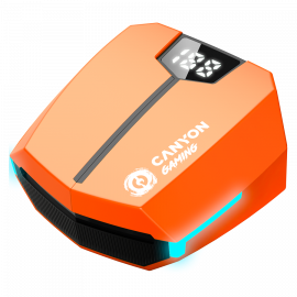 TWS Bluetooth слушалки CANYON headset Doublebee GTWS-2 Gaming Orange CND-GTWS2O CND-GTWS2O