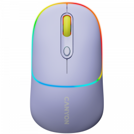 Мишка CANYON mouse MW-22 2in1 BT/ Wireless Lavender CNS-CMSW22ML CNS-CMSW22ML