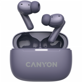TWS Bluetooth слушалки CANYON headset OnGo TWS-10 ANC+ENC Purple CNS-TWS10PL CNS-TWS10PL