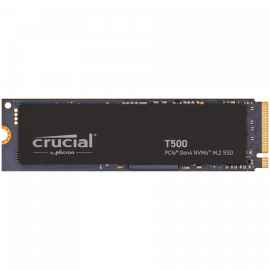 SSD за настолен и мобилен компютър Crucial T500 2TB PCIe Gen4 NVMe M.2 SSD CT2000T500SSD8