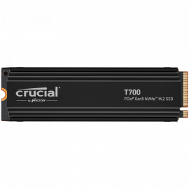 SSD за настолен и мобилен компютър Crucial T700 2TB PCIe Gen5 NVMe M.2 SSD with heatsink CT2000T700SSD5