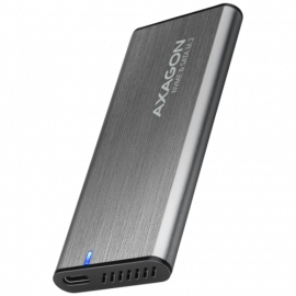 Чекмедже за диск AXAGON EEM2-SG2 USB-C 3.2 Gen 2 - M.2 NVMe / SATA SSD 30-80mm ALU box EEM2-SG2 EEM2-SG2