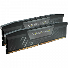 Memory Gaming Desktop CORSAIR VENGEANCE DDR5 32GB (2x16GB) DDR5 6000 CL38-44-44-96 1.35V Std PMIC Intel XMP Memory - Black CMK32GX5M2B6000C38