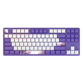 Геймърскa механична клавиатура Dark Project 87 Violet Horizons RGB TKL - G3MS Sapphire Switches, ABS
