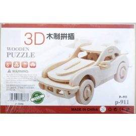 Пъзел кола 3D дървен 270118