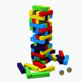 Дженгадайска кула 48 елемента, С цветни блокчета 270754