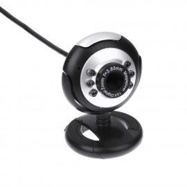 Уеб камера DLFI W6, Микрофон, 480p, Черен - 3038