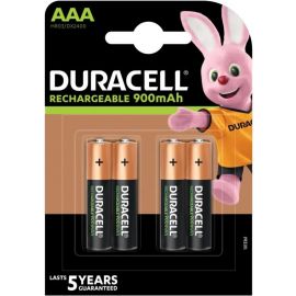 Акумулаторна батерия DURACELL R03 AAA, 900mAh NiMH, 1.2V, 4 бр. в опаковка