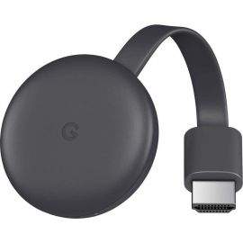 Мултимедиен плеър Google Chromecast 3rd Gen, HDMI, Черен