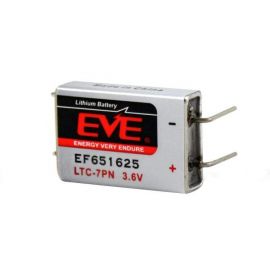 Литиево тионилхлоридна  батерия LTC-7PN  EP651625 industrial 3,6V  750mAh EVE BATTERY