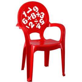 Pilsan Стол с цифри червен 03412