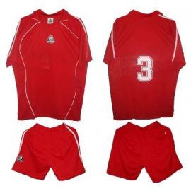 Екип за футбол/ волейбол/ хандбал с номера на гърба к-кт 14 броя червено и бяло MAXIMA 400122