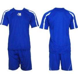 Екип за футбол/ волейбол/ хандбал, фланелка с шорти синьо и бяло 400183