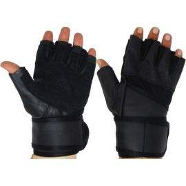 Ръкавици за фитнес и вдигане на тежести MAXIMA, От естествена кожа 400521