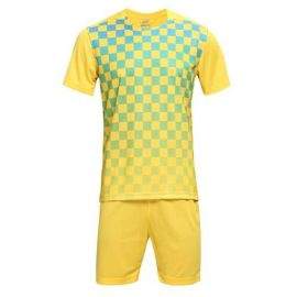 Екип за футбол/ волейбол/ хандбал, фланелка с шорти - жълт със зелено 400642