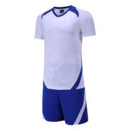 Екип за футбол/ волейбол/ хандбал, детски - бяло със синьо 400650