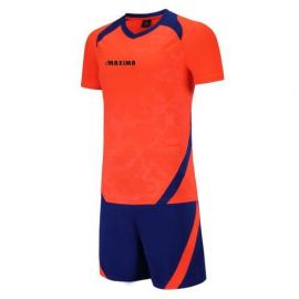 Екип за футбол/ волейбол/ хандбал MAXIMA, детски - оранжев със синьо 400652